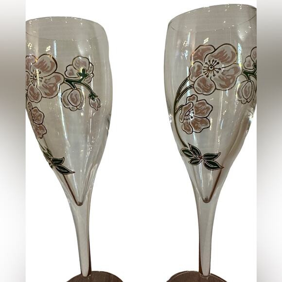 Pierre Jouet Belle Epoque Champagne Flutes Set of 2 - Picture 2 of 4